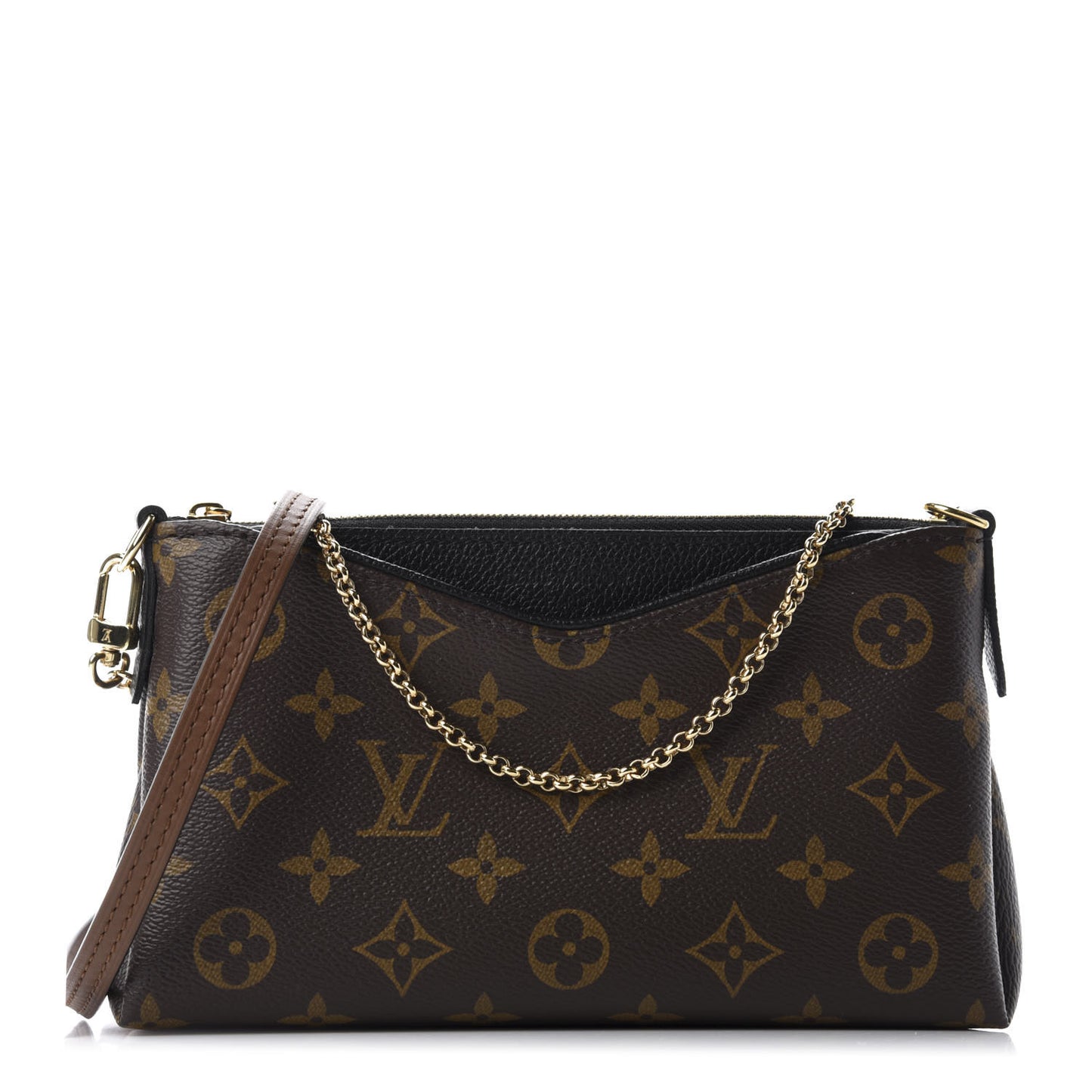 Monogram Pallas Clutch Black