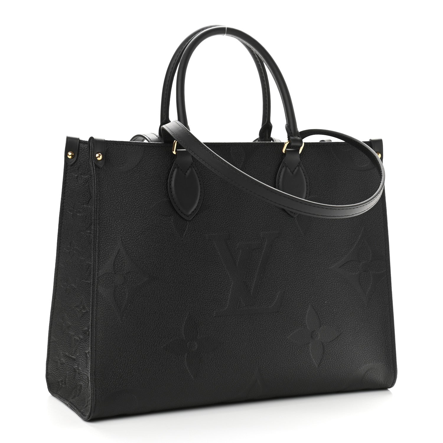 Louis Vuitton Empreinte Monogram Giant Onthego MM Black 3 of 10