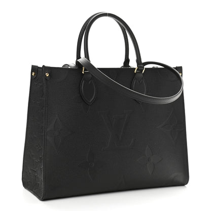 Louis Vuitton Empreinte Monogram Giant Onthego MM Black 3 of 10