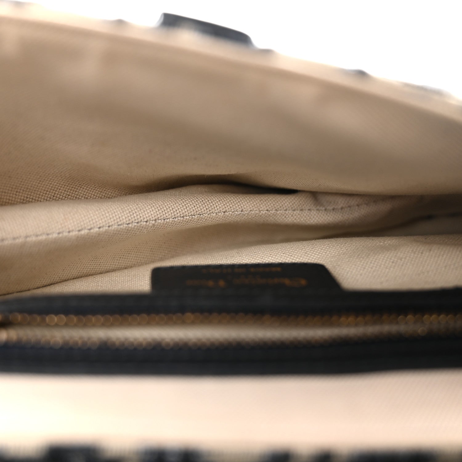 Christian Dior Oblique Saddle Bag Blue 5 of 14