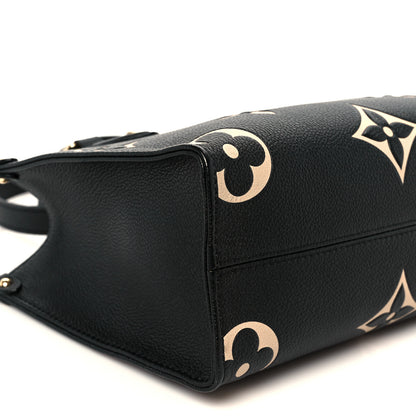 Louis Vuitton Empreinte Monogram Giant Onthego PM Black Beige 8 of 9