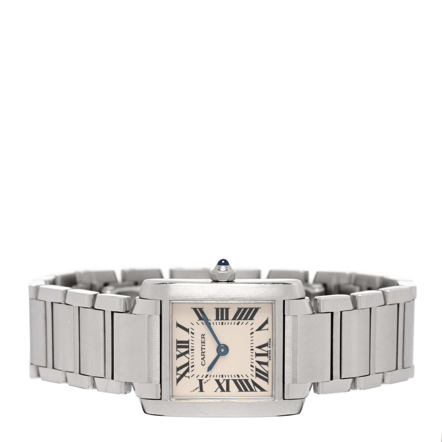 Stainless Steel 20mm Tank Francaise Quartz Watch