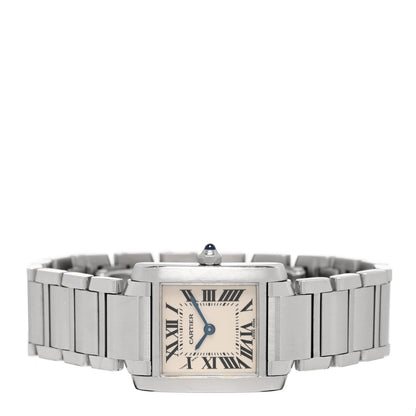 Cartier Stainless Steel 20mm Tank Francaise Quartz Watch 2 of 4