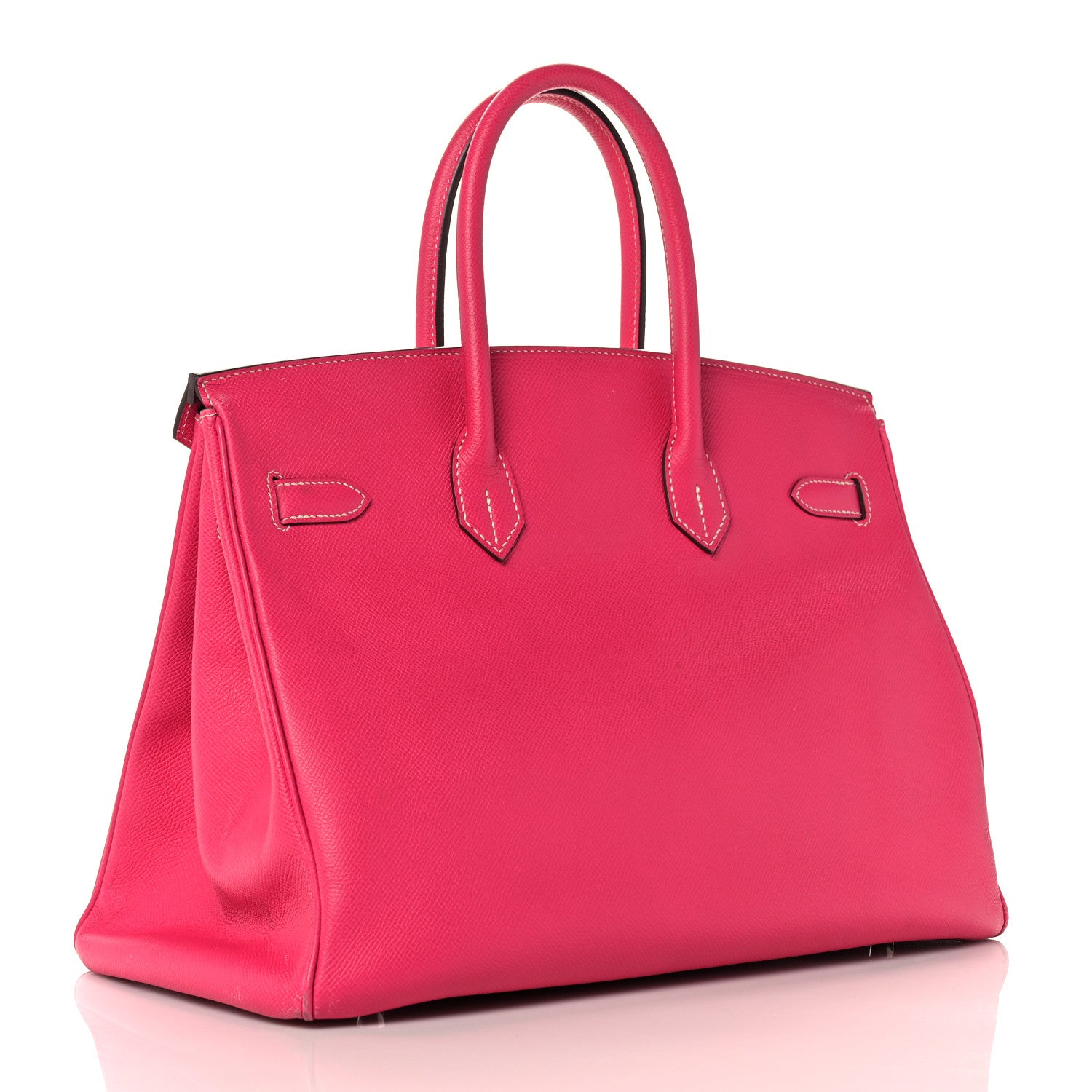 Hermes Epsom Candy Birkin 35 Rose Tyrien Rubis 3 of 51