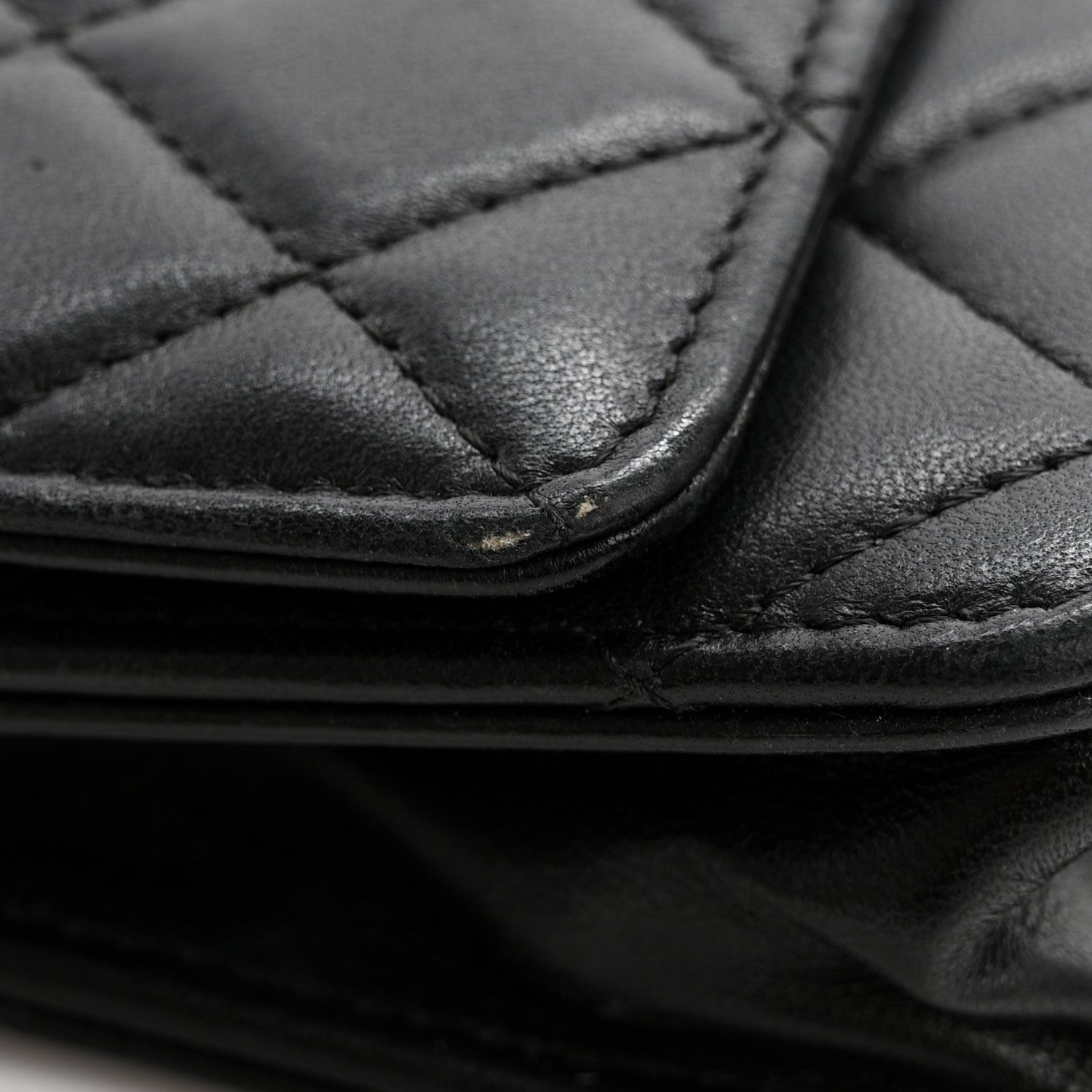 Chanel Lambskin Quilted Trendy CC Wallet On Chain WOC Black 16 of 16