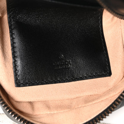 Gucci Calfskin Matelasse Mini GG Marmont Crossbody Bag Black 6 of 9