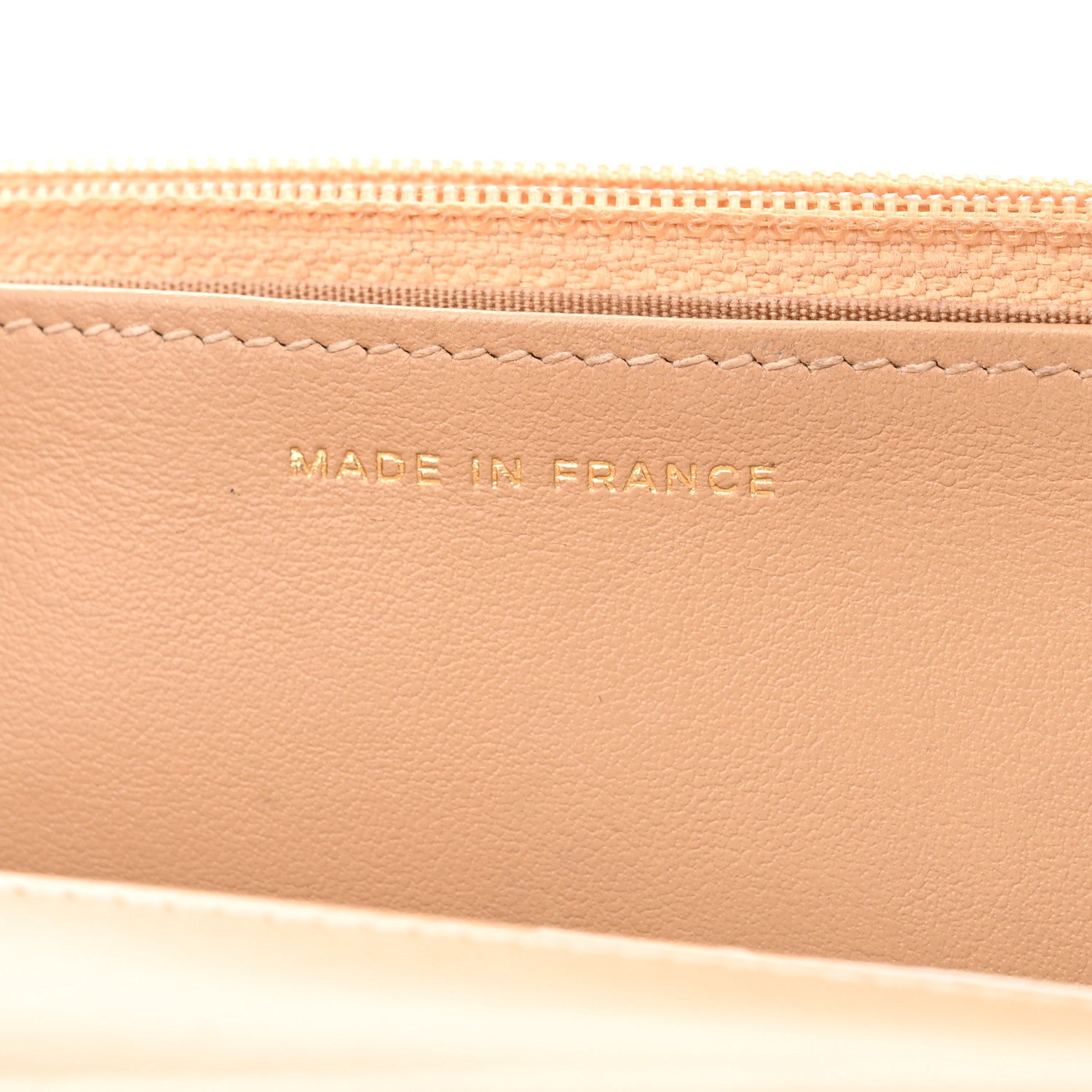 Chanel Caviar Quilted Boy Wallet On Chain WOC Dark Beige 7 of 11