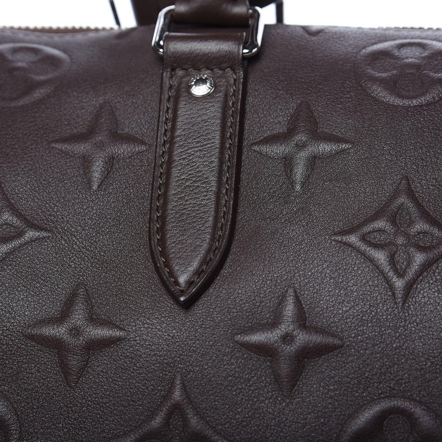 X EDUN Monogram Revelation Keepall 45 Bandouliere Brown
