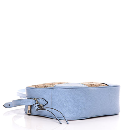 Gucci Monogram Mini Bree Messenger Bag Beige Mineral Blue 4 of 11
