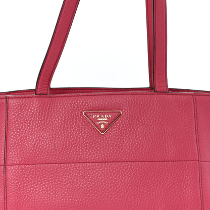 Prada Vitello Daino Shopping Tote Peonia 8 of 11