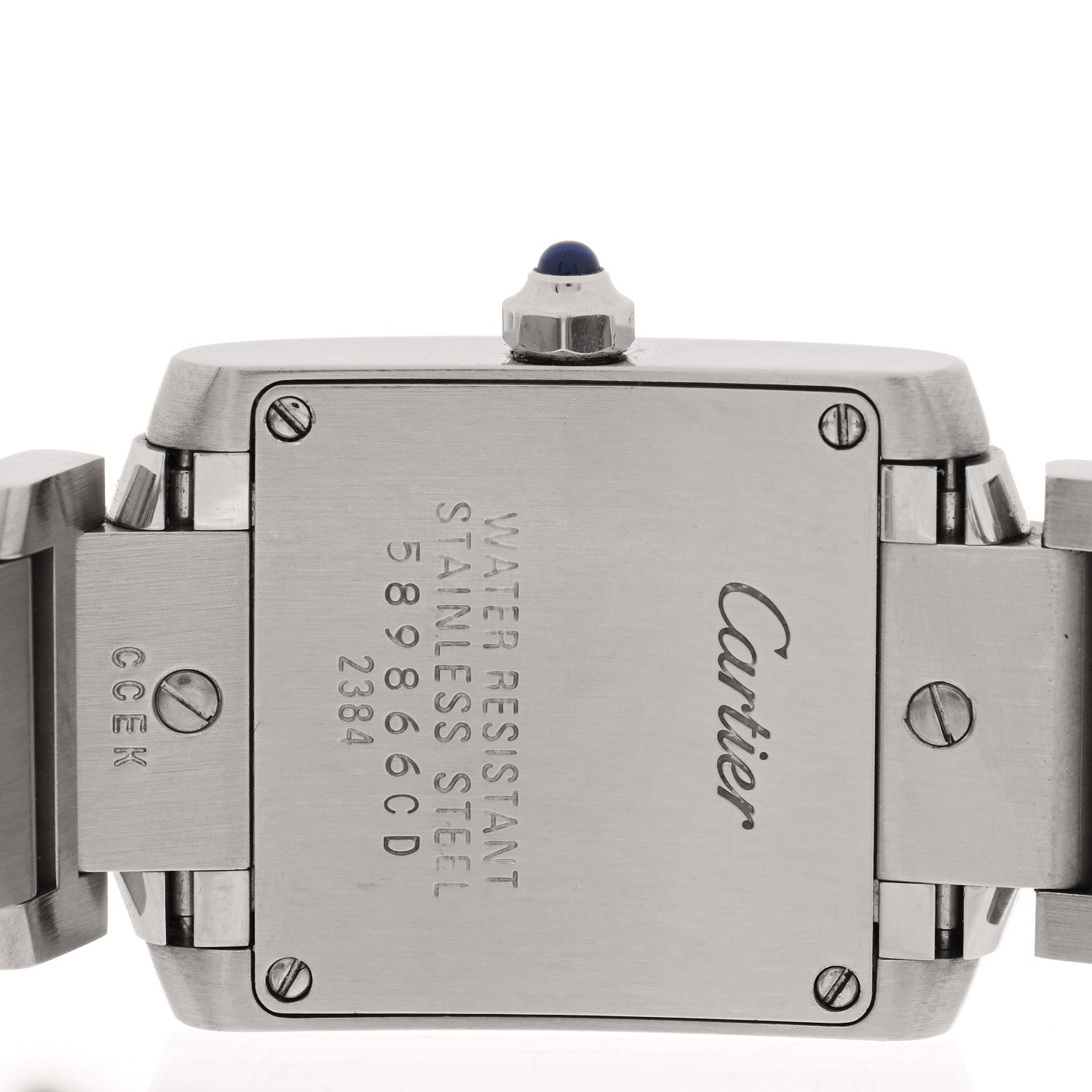Cartier Stainless Steel 20mm Tank Francaise Quartz Watch 4 of 4