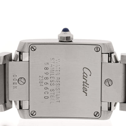 Cartier Stainless Steel 20mm Tank Francaise Quartz Watch 4 of 4