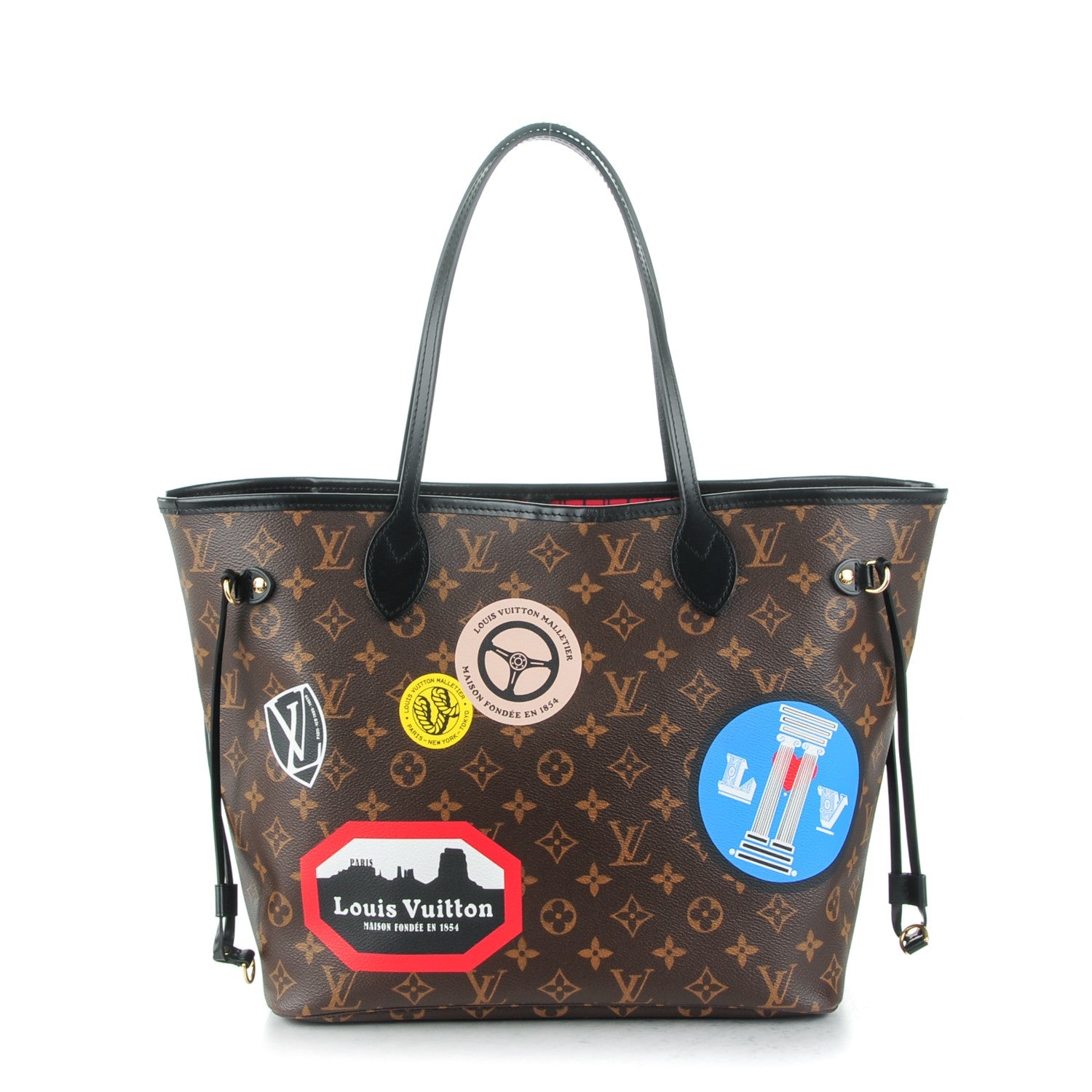 Louis Vuitton Monogram World Tour Neverfull MM 1 of 8