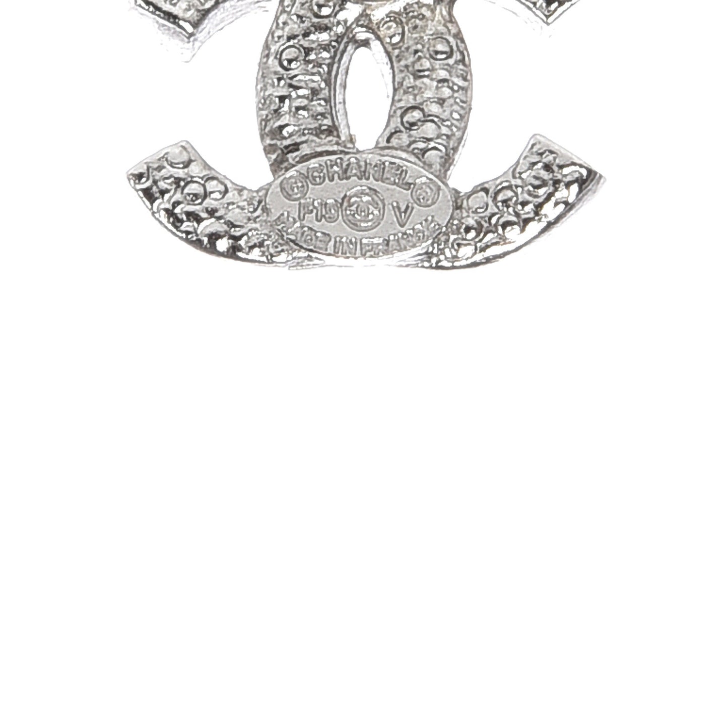 Crystal Mini Timeless CC Earrings Silver