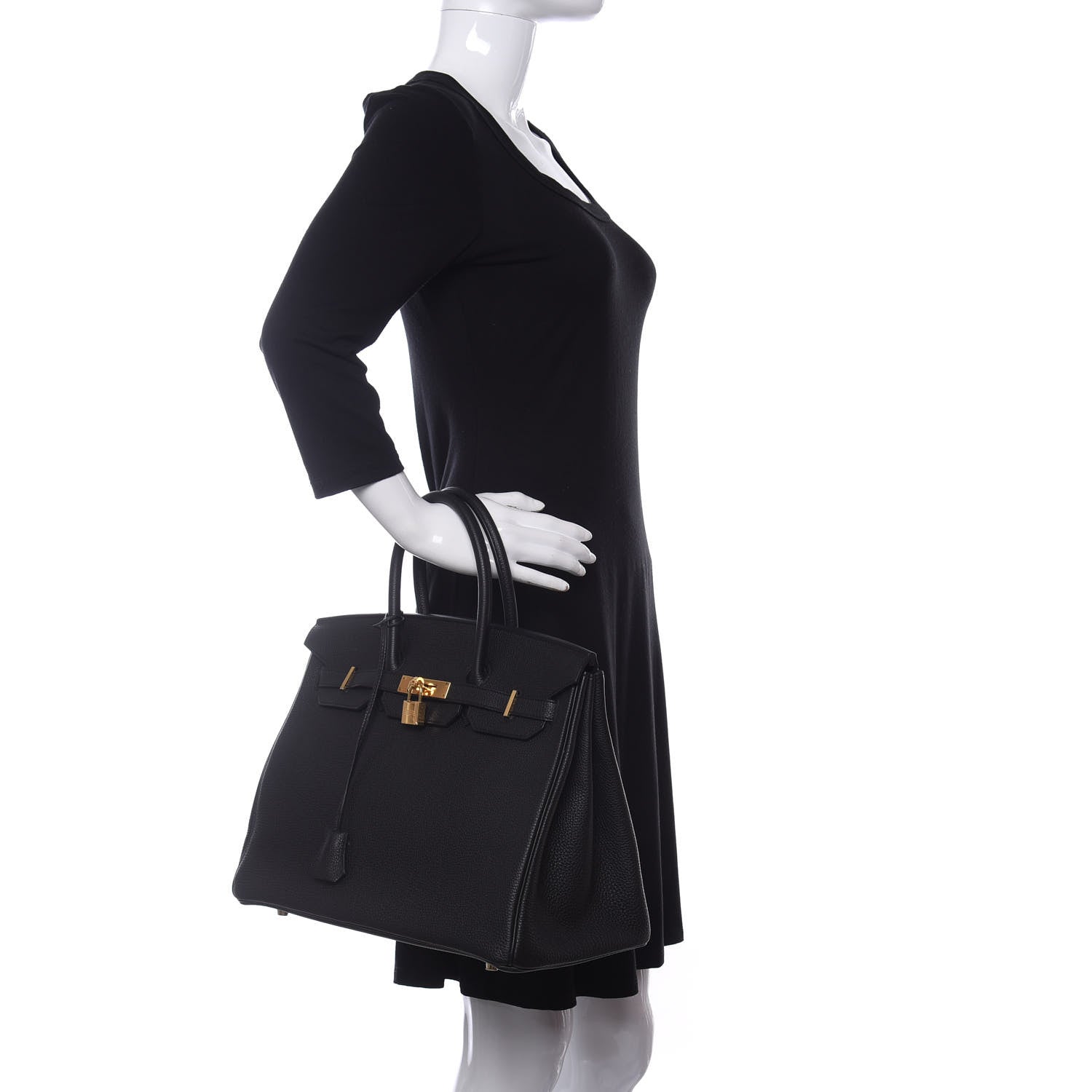 Hermes Togo Birkin 35 Black 2 of 10