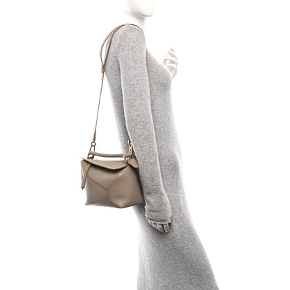 Loewe Grained Calfskin Small Puzzle Edge Bag Sand 2 of 12