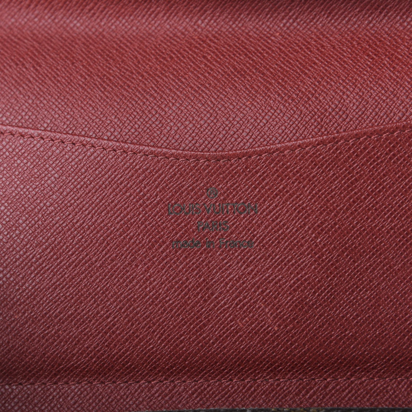 Monogram Josephine Wallet Red