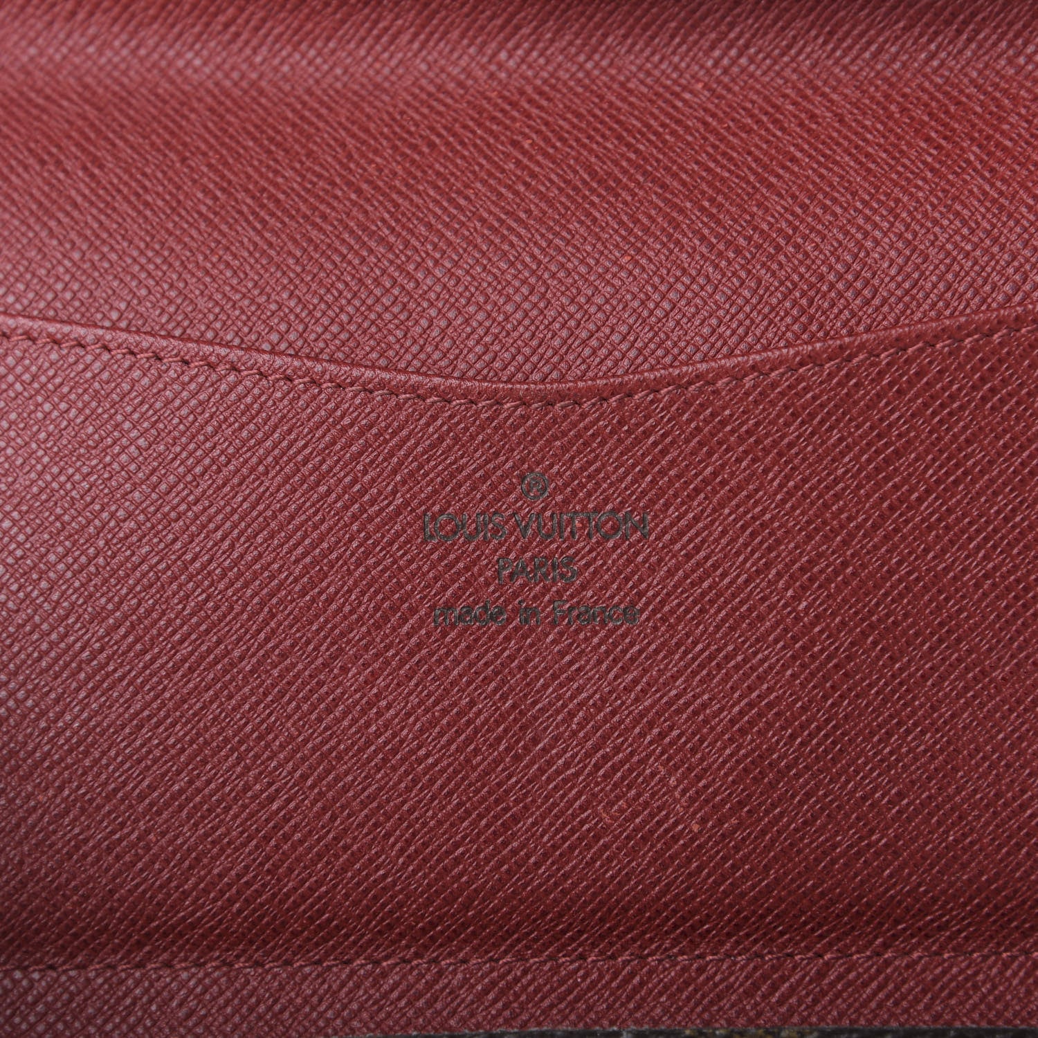 Louis Vuitton Monogram Josephine Wallet Red 9 of 9