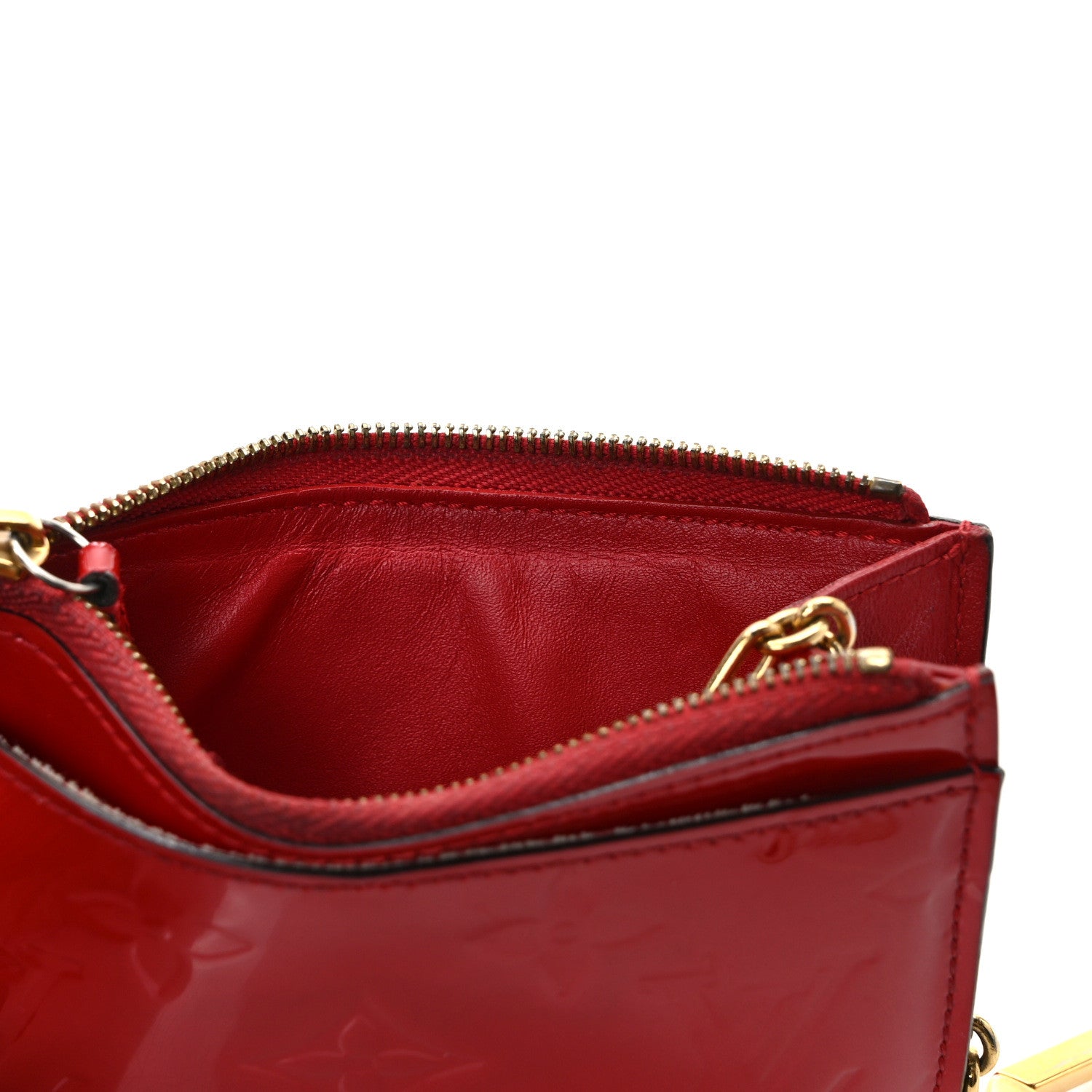 Louis Vuitton Vernis Key Pouch NM Cherry 10 of 10