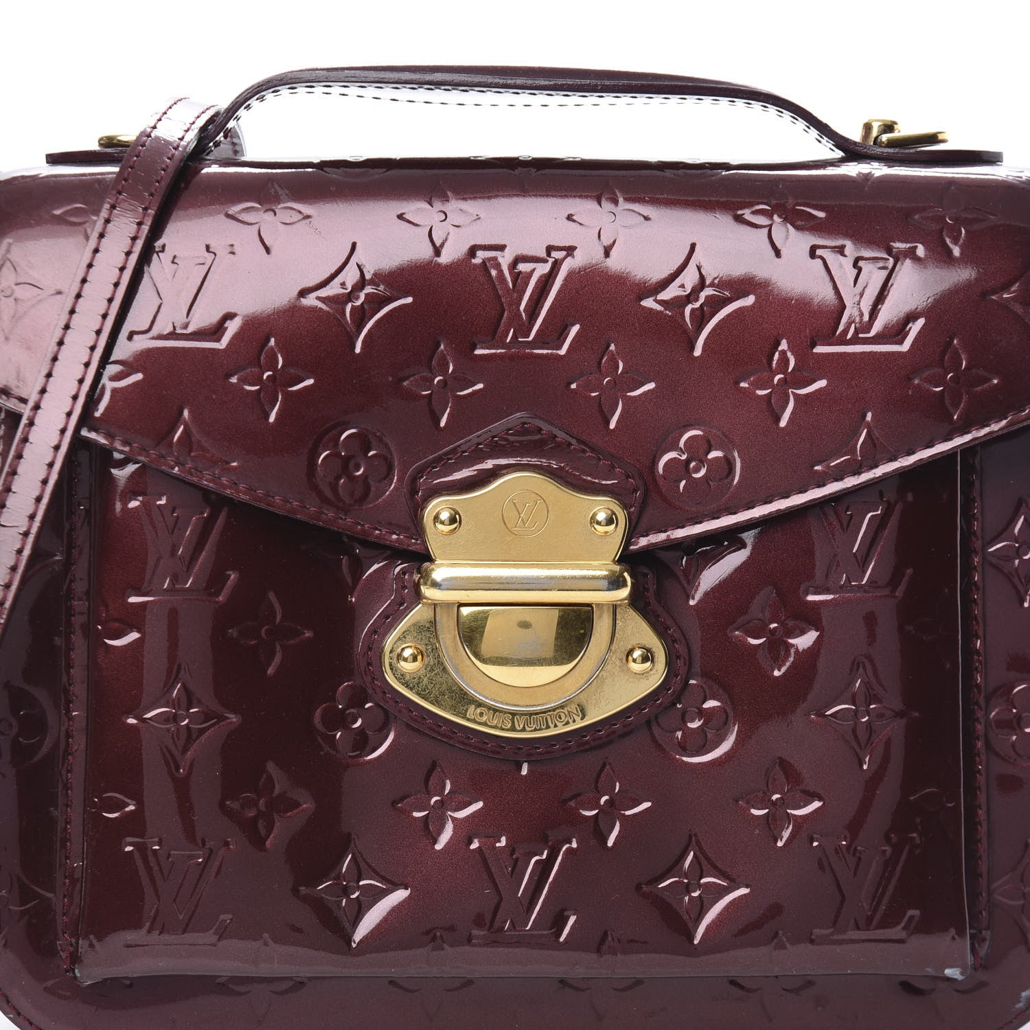 Louis Vuitton Vernis Romaine Rouge Fauviste 8 of 21