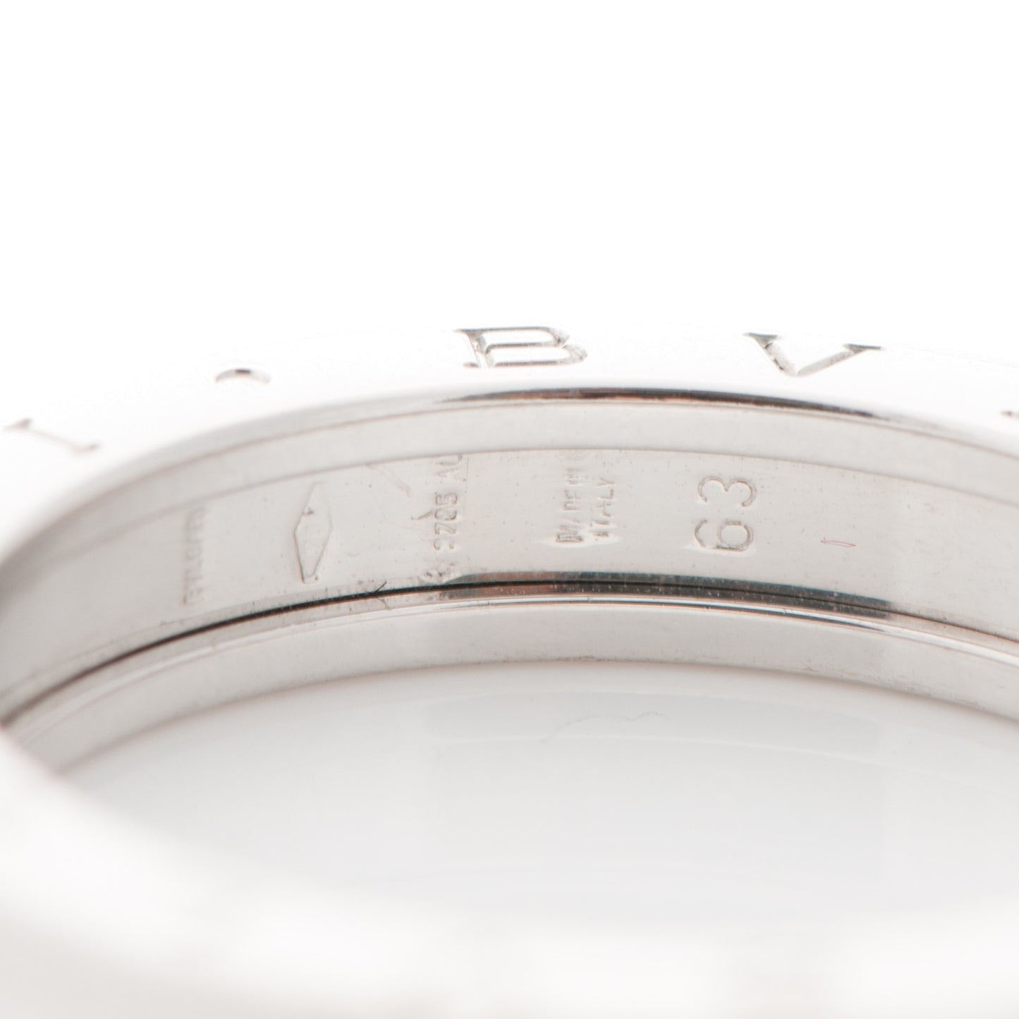 18K White Gold B.Zero1 Ring 63 10.25