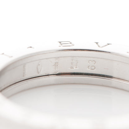 Bulgari 18K White Gold B.Zero1 Ring 63 10.25 5 of 5