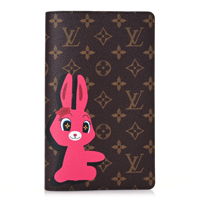 Louis Vuitton LV X SY Monogram Rabbit Emily Notebook Cover MM Pink 1 of 9