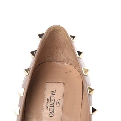 Valentino Garavani Nappa Rockstud 100mm Pumps 38 Black Poudre 12 of 14