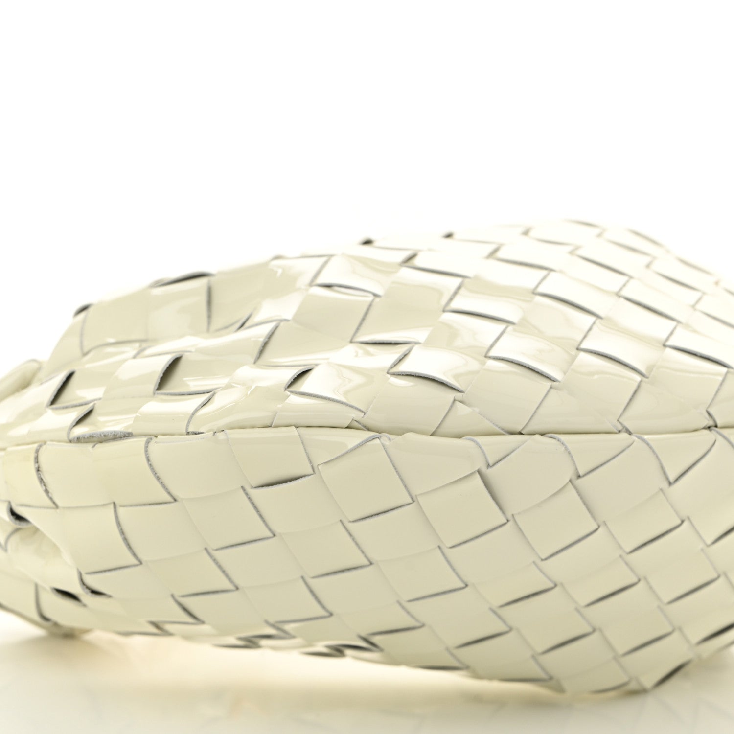 Bottega Veneta Patent Nappa Intrecciato Mini Jodie White 9 of 10