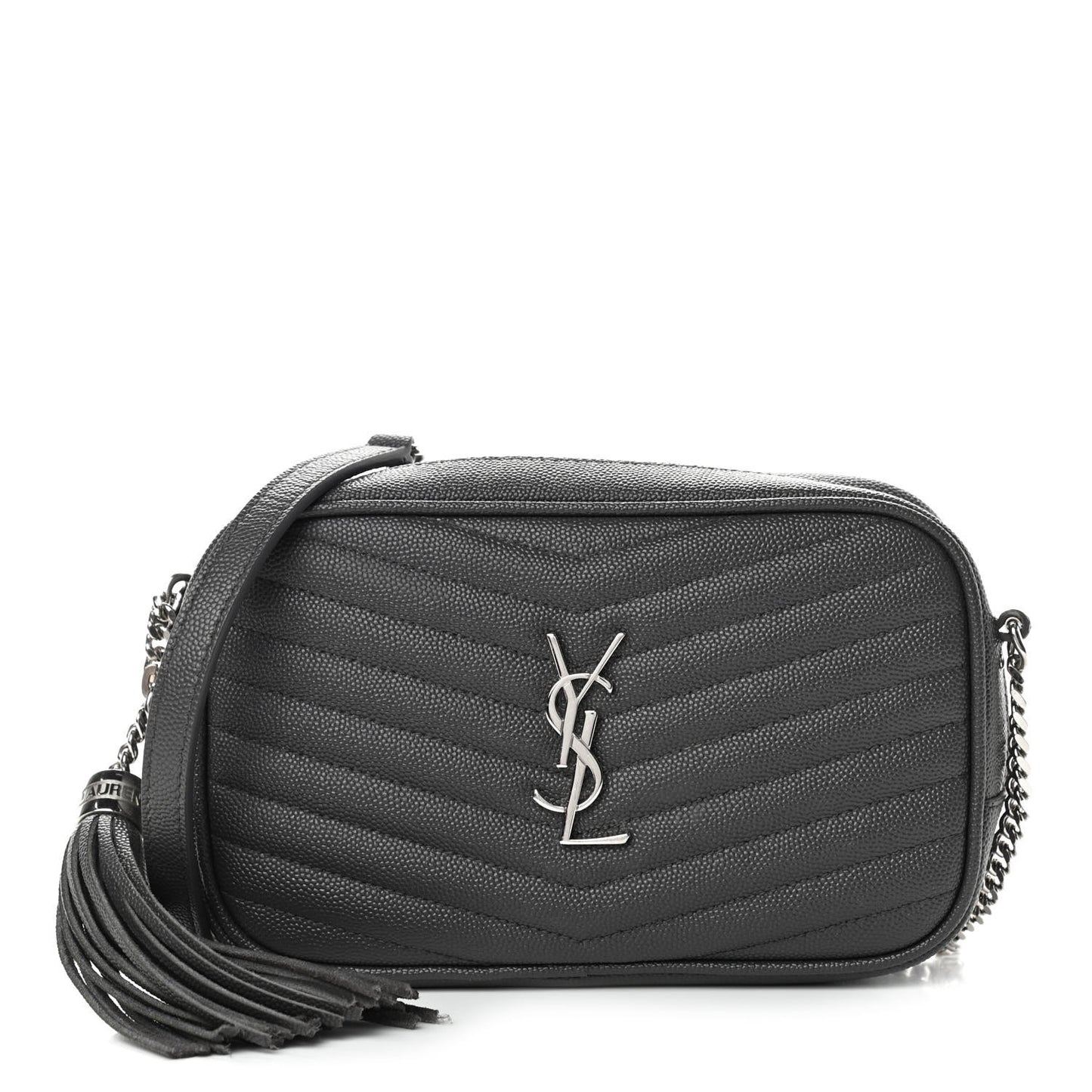 Grain De Poudre Matelasse Monogram Mini Lou Camera Bag Asphalt