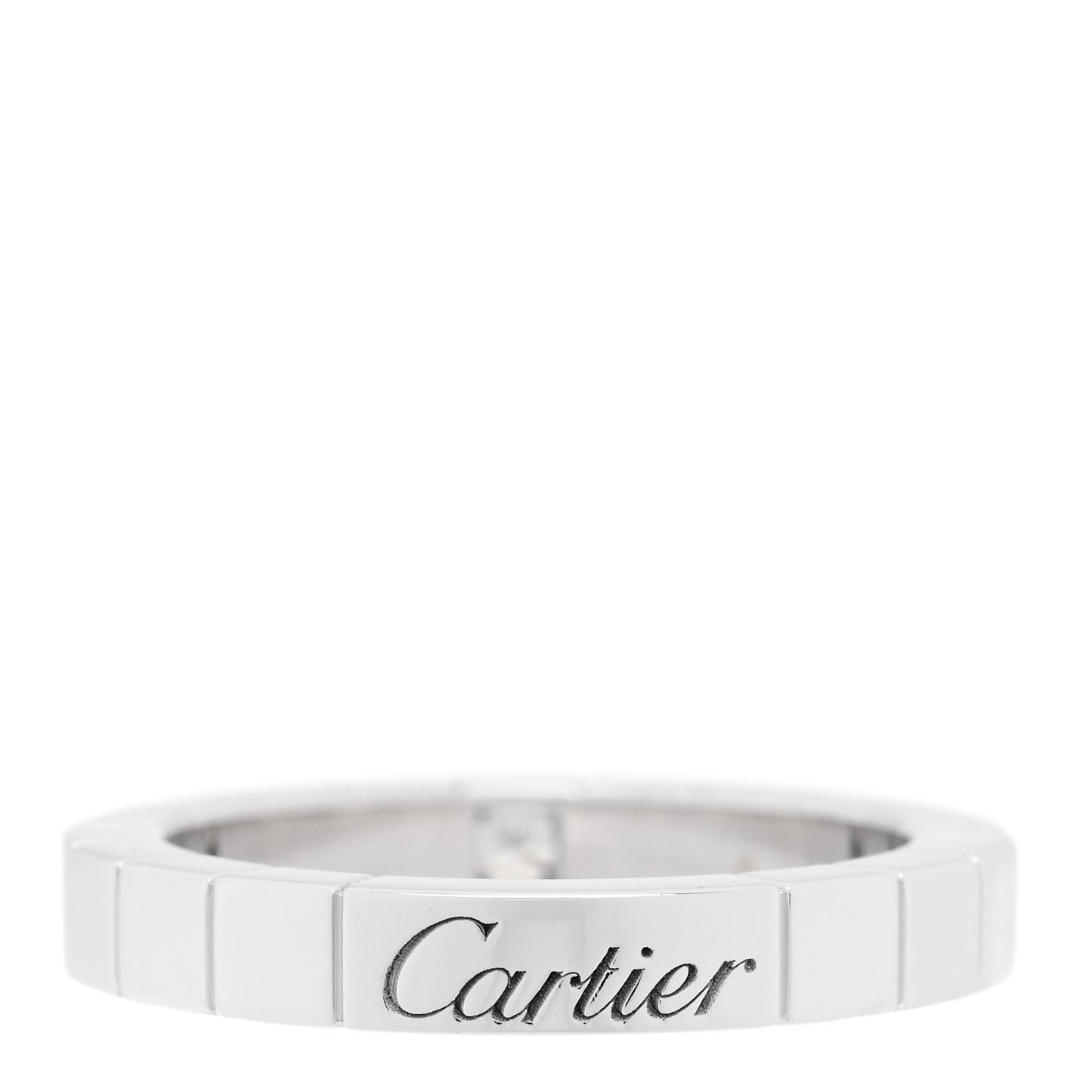 18K White Gold Diamond Lanieres Ring 49 4.75