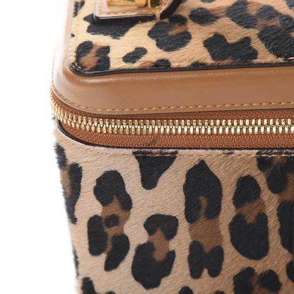 MCM Calf Hair Calfskin Vanity Case Leopard 10 of 11