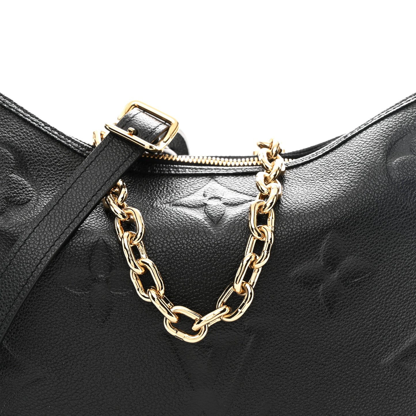 Empreinte Monogram Giant Loop Hobo Black
