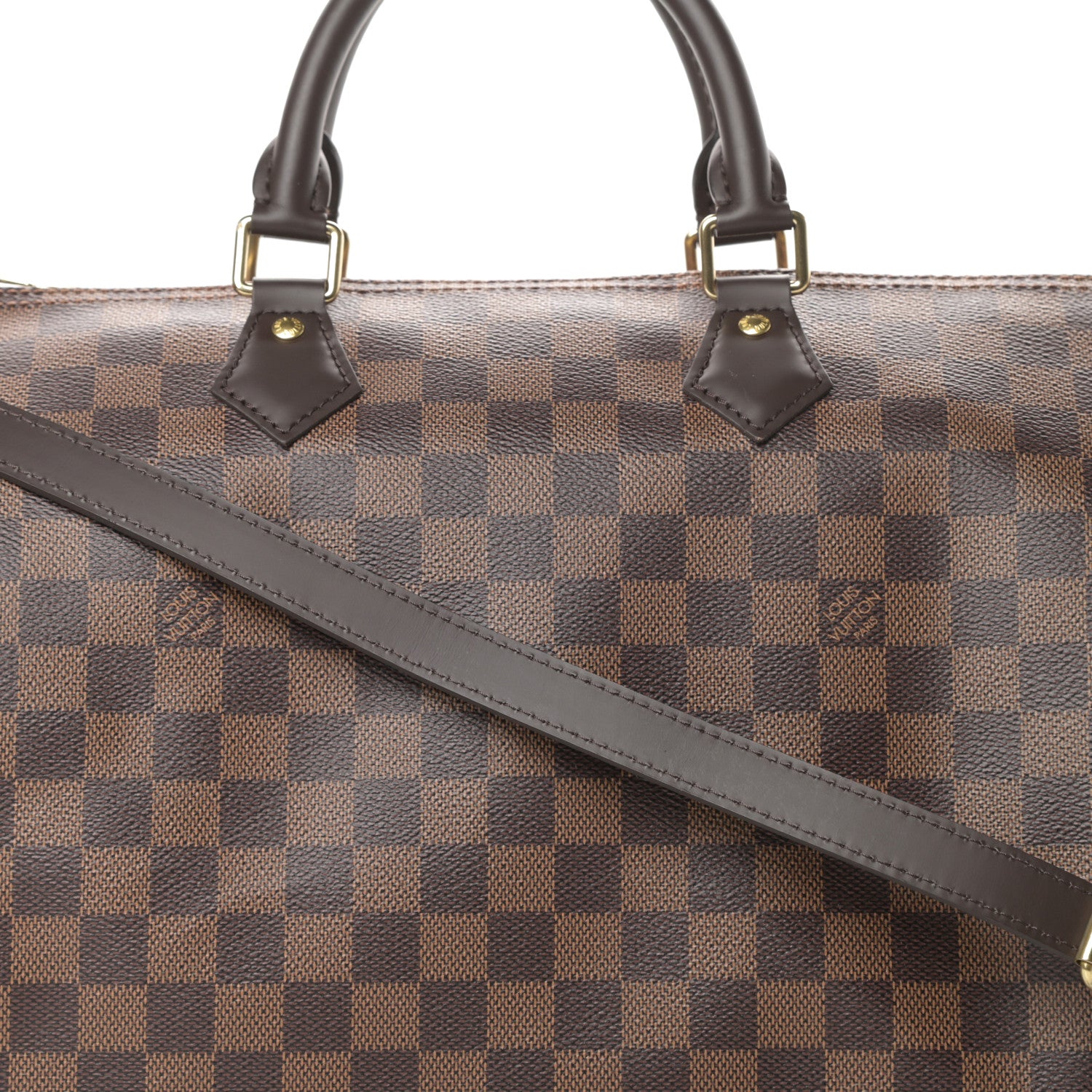 Louis Vuitton Damier Ebene Speedy Bandouliere 35 9 of 12
