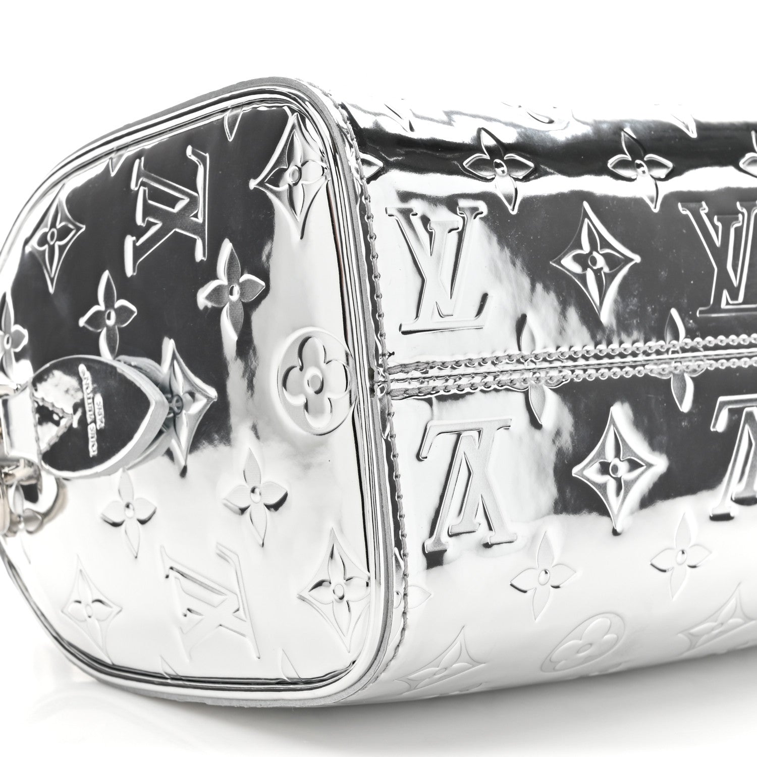 Louis Vuitton Monogram Miroir Speedy Bandouliere 20 Silver 9 of 9
