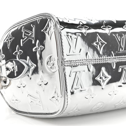 Louis Vuitton Monogram Miroir Speedy Bandouliere 20 Silver 9 of 9