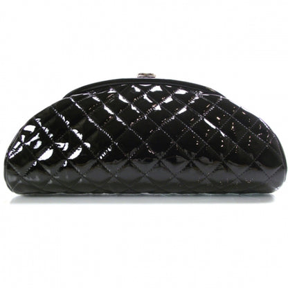 Chanel Patent Quilted Timeless Clutch Black 1 of 10