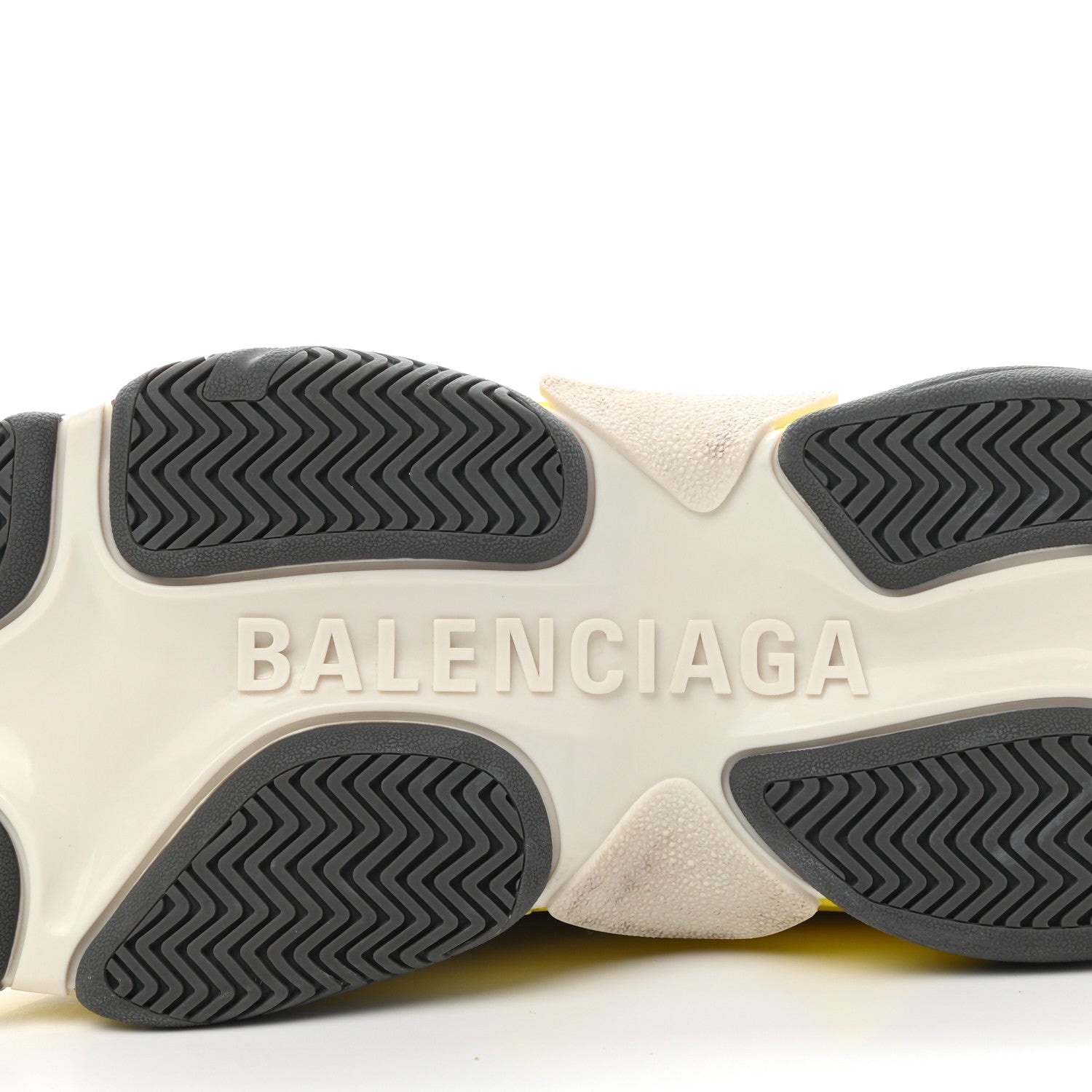 Balenciaga Nylon Suede Womens Triple S 2.0 Sneakers 42 Gris Bleu Rouge 6 of 8