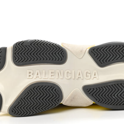 Balenciaga Nylon Suede Womens Triple S 2.0 Sneakers 42 Gris Bleu Rouge 6 of 8