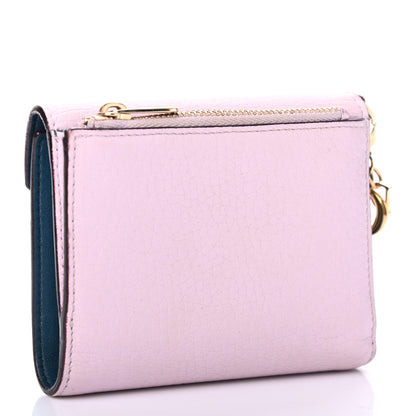 Christian Dior Bullcalf Diorissimo Medium Envelope Wallet Rose Poudre 3 of 6