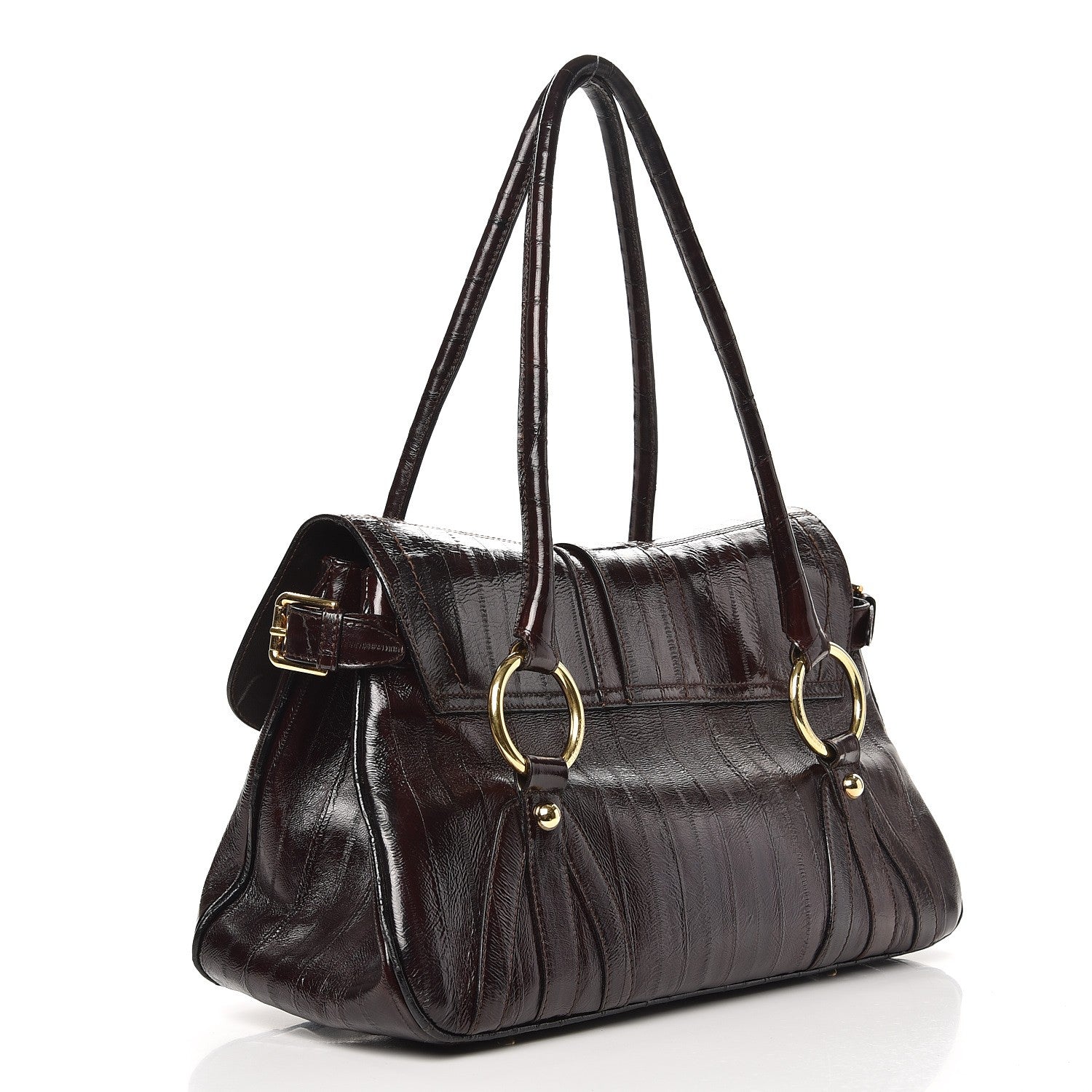 Dolce & Gabbana Eel Shoulder Bag Brown 3 of 14