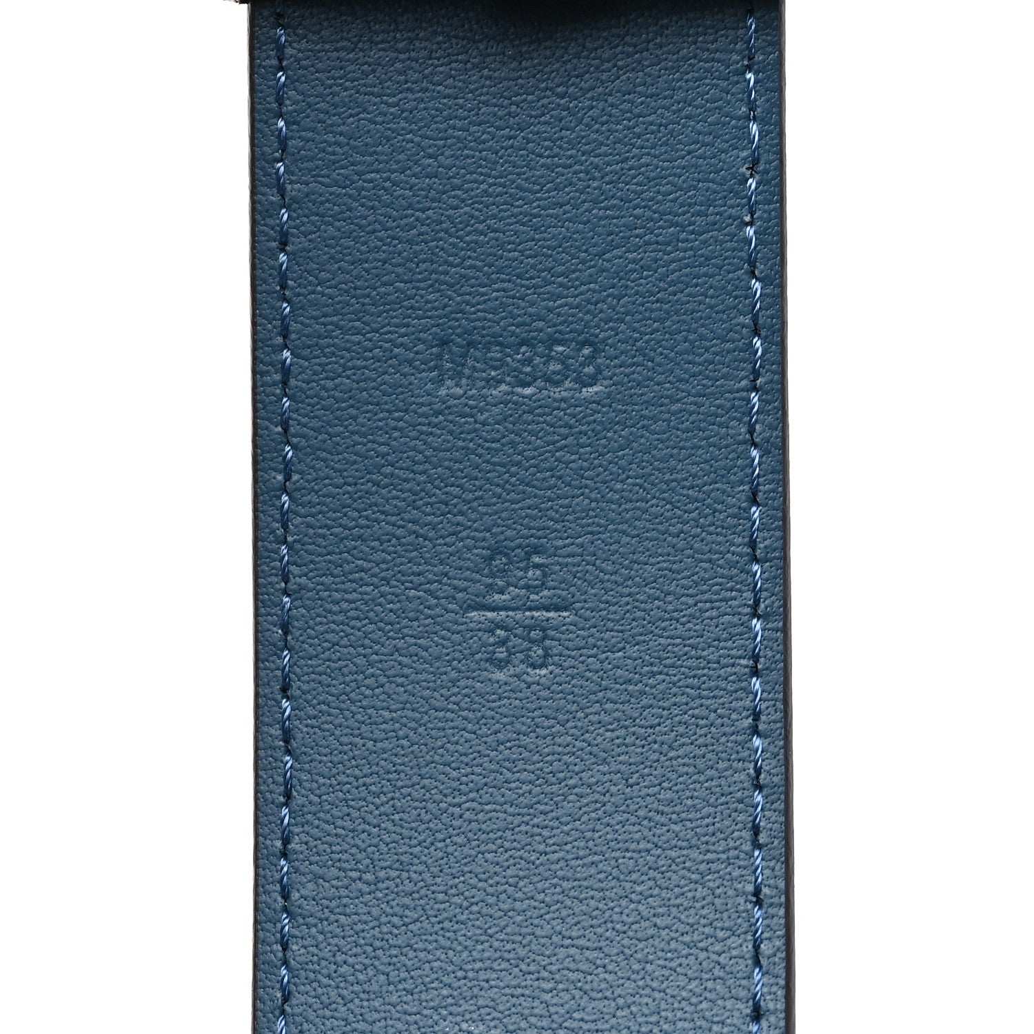 Louis Vuitton Epi 35mm Belt 95 38 Blue Celeste 4 of 8