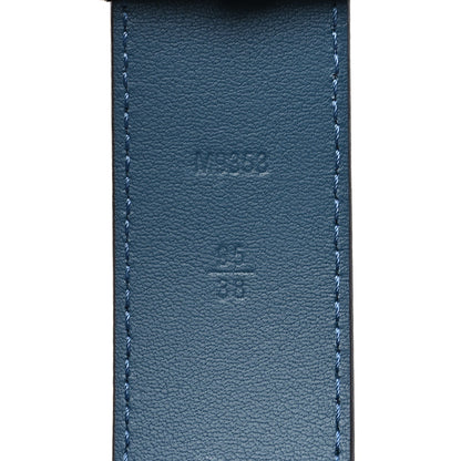 Louis Vuitton Epi 35mm Belt 95 38 Blue Celeste 4 of 8