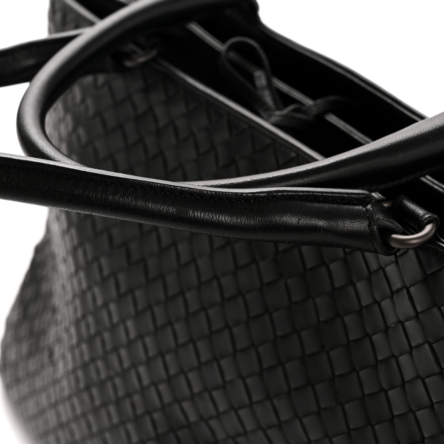 Nappa Intrecciato Milano Tote Black