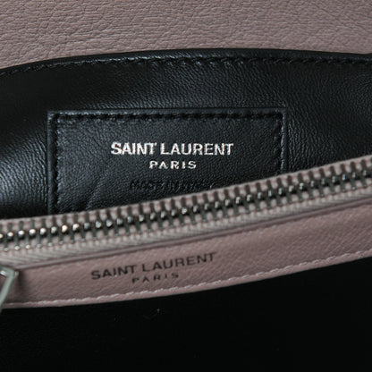 Saint Laurent Sheepskin Matelasse Chevron Monogram Medium College Bag Fard 7 of 7