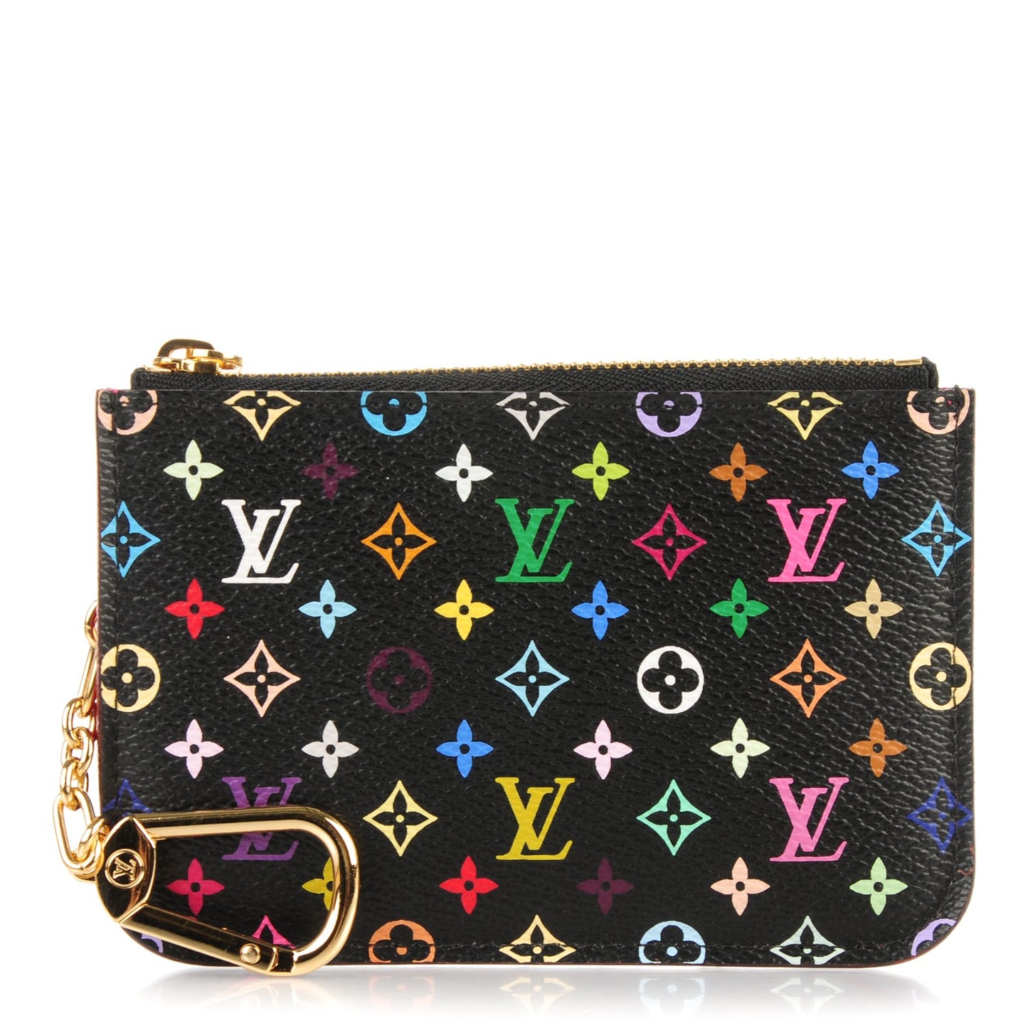 Monogram Multicolor Key Pouch Black Grenade