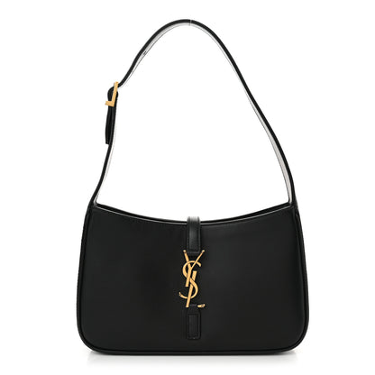 Saint Laurent Smooth Calfskin Le 5 A 7 Hobo Black 1 of 15