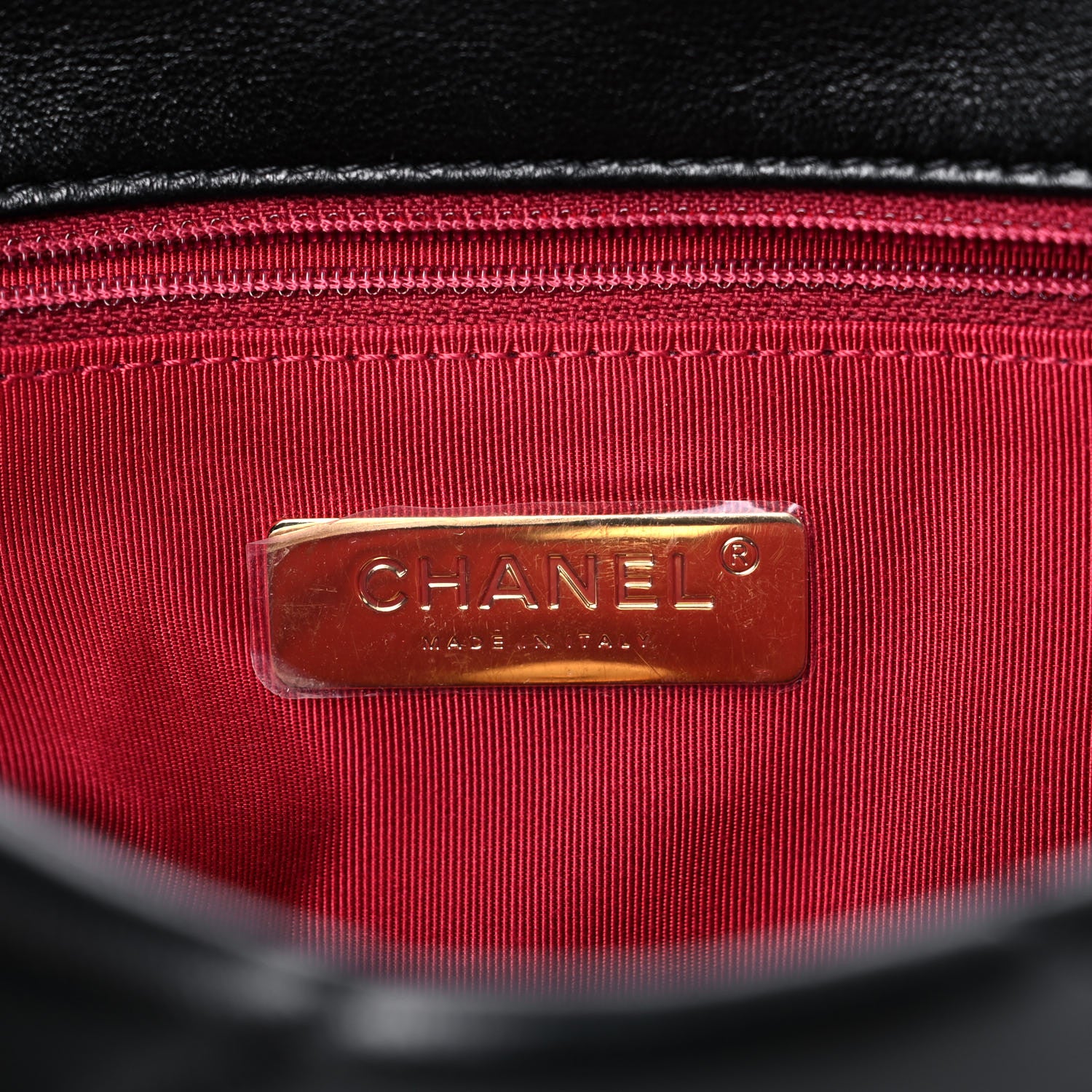 Chanel Lambskin Quilted Medium Chanel 19 Flap Black 6 of 9