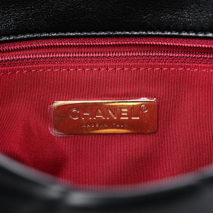 Chanel Lambskin Quilted Medium Chanel 19 Flap Black 6 of 9