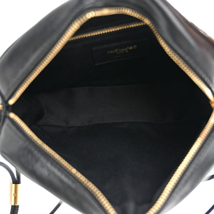 Saint Laurent Lambskin Quilted Victoire Camera Bag Black 5 of 10